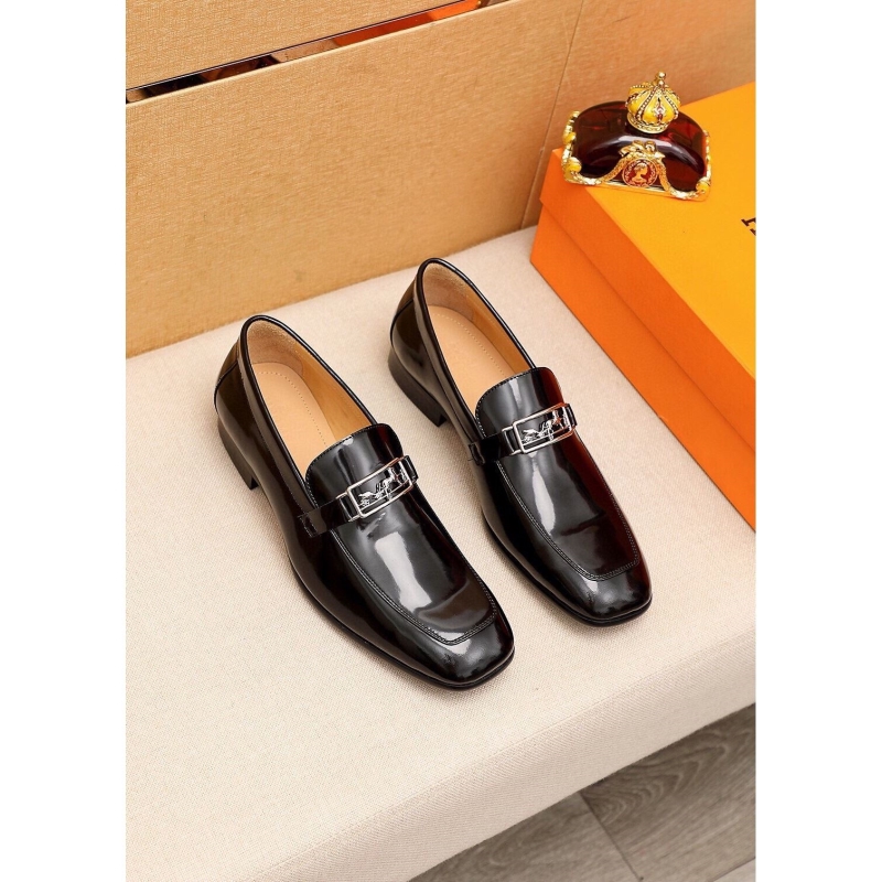 H**mes leather shoes